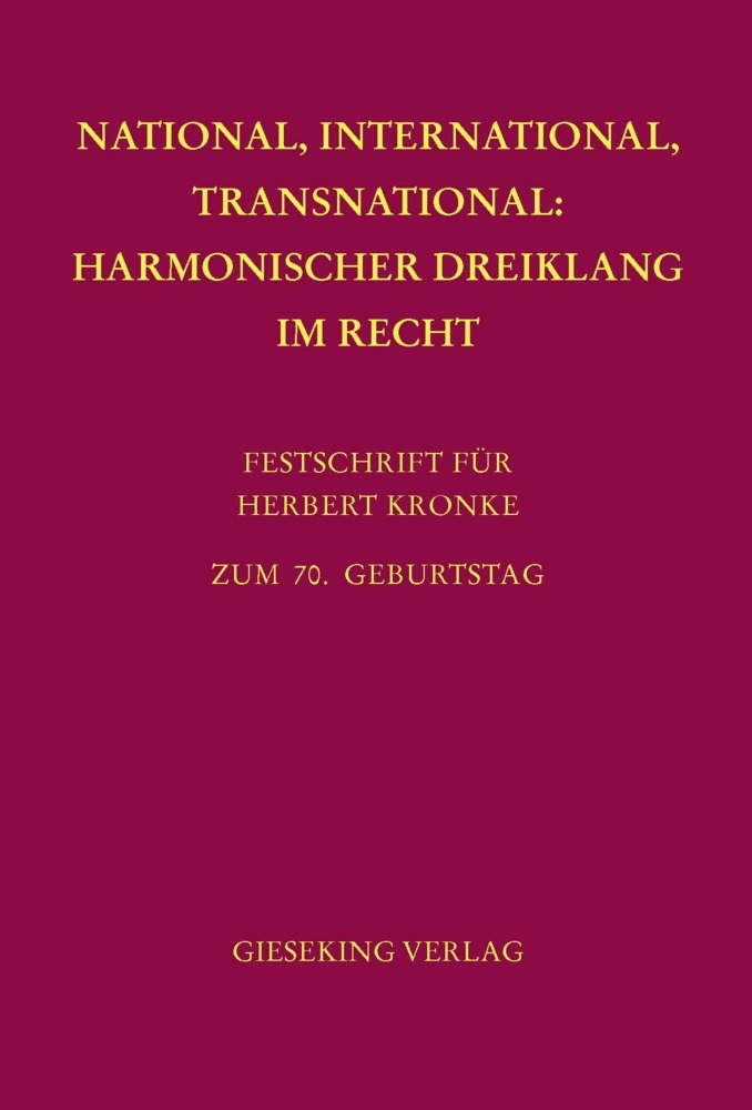 National, International, Transnational: Harmonischer Dreiklang im Recht main product photo