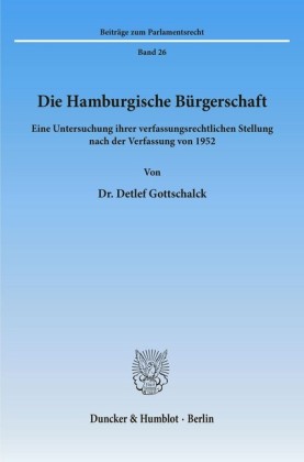 Die Hamburgische Bürgerschaft.