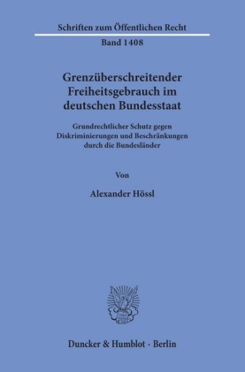Grenzüberschreitender Freiheitsgebrauch im deutschen Bundesstaat.