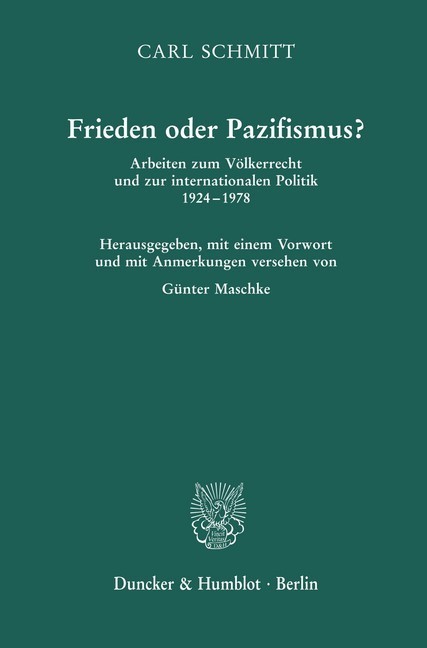 Frieden oder Pazifismus? main product photo
