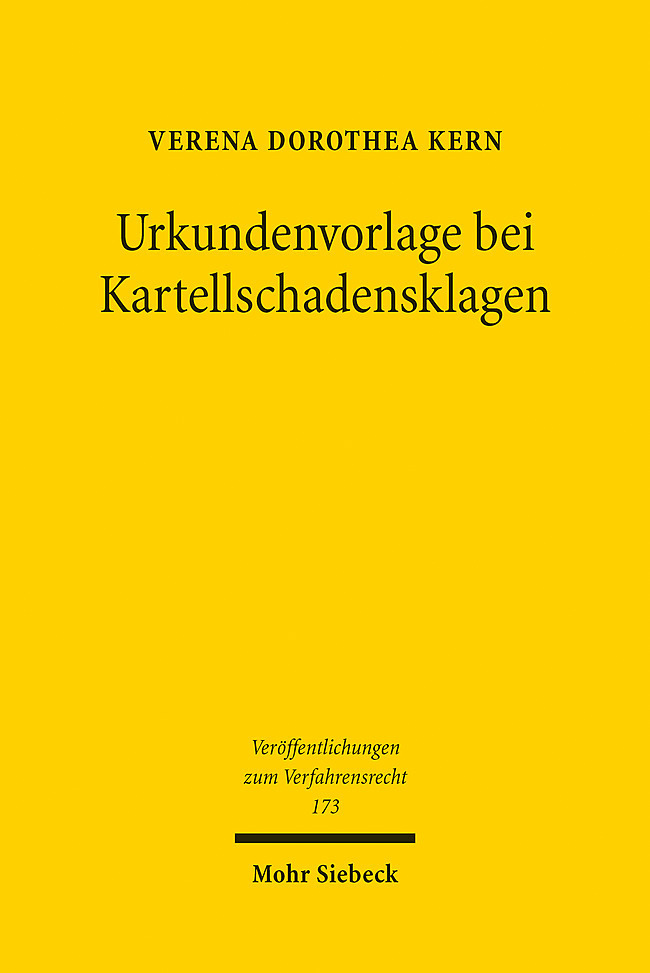 Urkundenvorlage bei Kartellschadensklagen main product photo