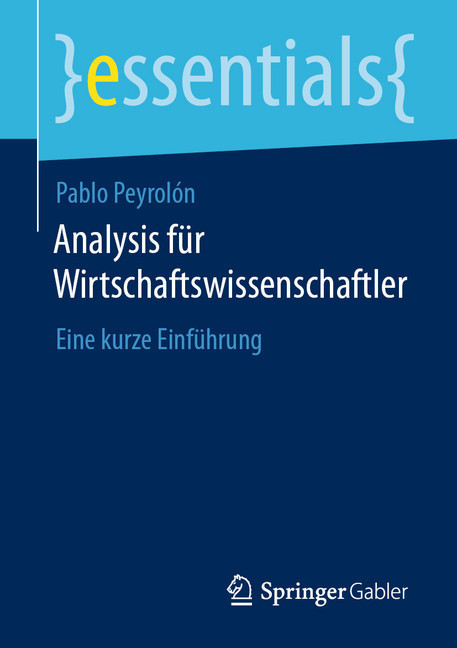Analysis für Wirtschaftswissenschaftler main product photo