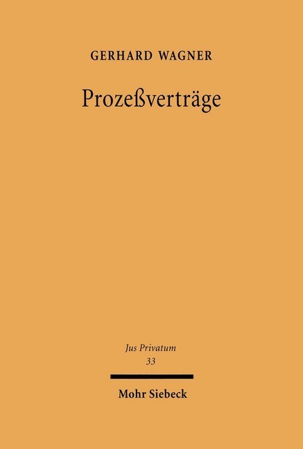 Prozeßverträge main product photo