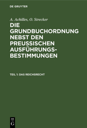 Das Reichsrecht; .