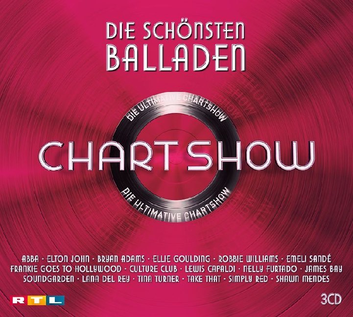 Die Ultimative Chartshow - Die schönsten Balladen, 3 Audio-CD, 3 Audio-CD main product photo