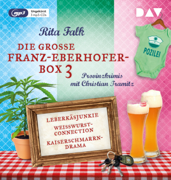 Die große Franz-Eberhofer-Box 3, 3 Audio-CD, 3 MP3