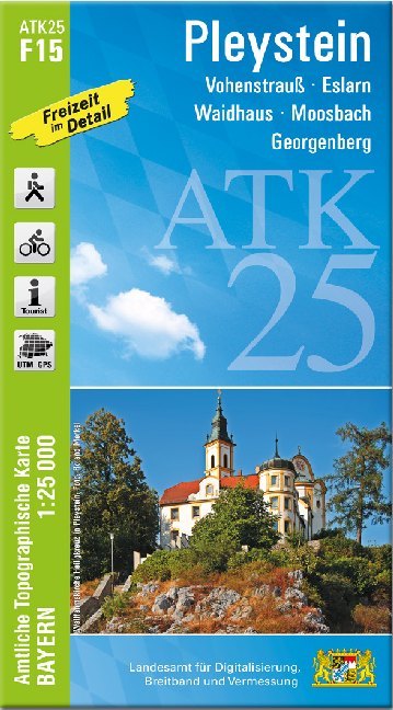 ATK25-F15 Pleystein (Amtliche Topographische Karte 1:25000) main product photo