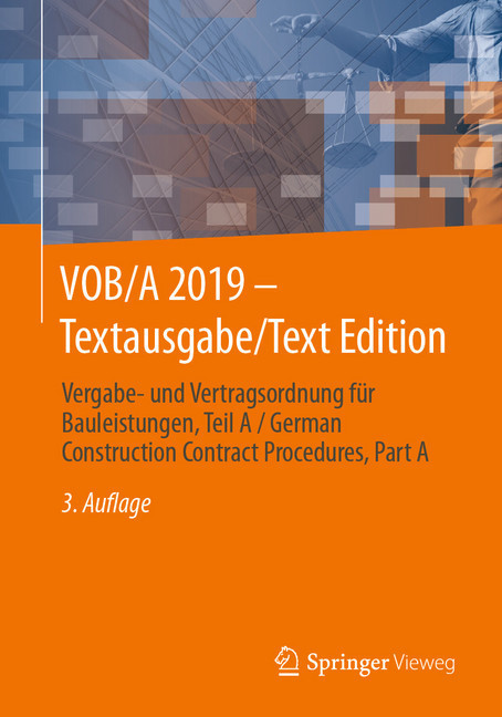 VOB/A 2019 - Textausgabe/Text Edition main product photo