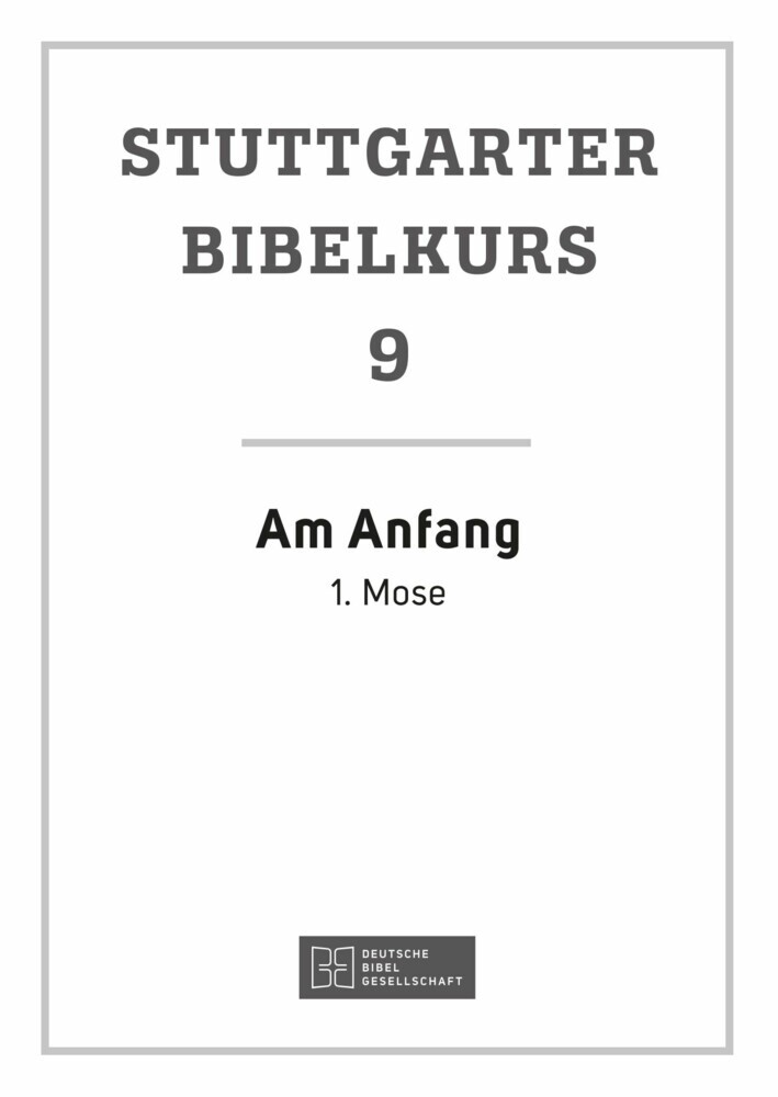 Am Anfang main product photo