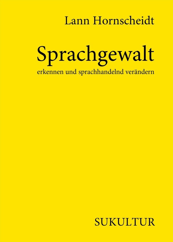 Sprachgewalt erkennen und sprachhandelnd verändern main product photo
