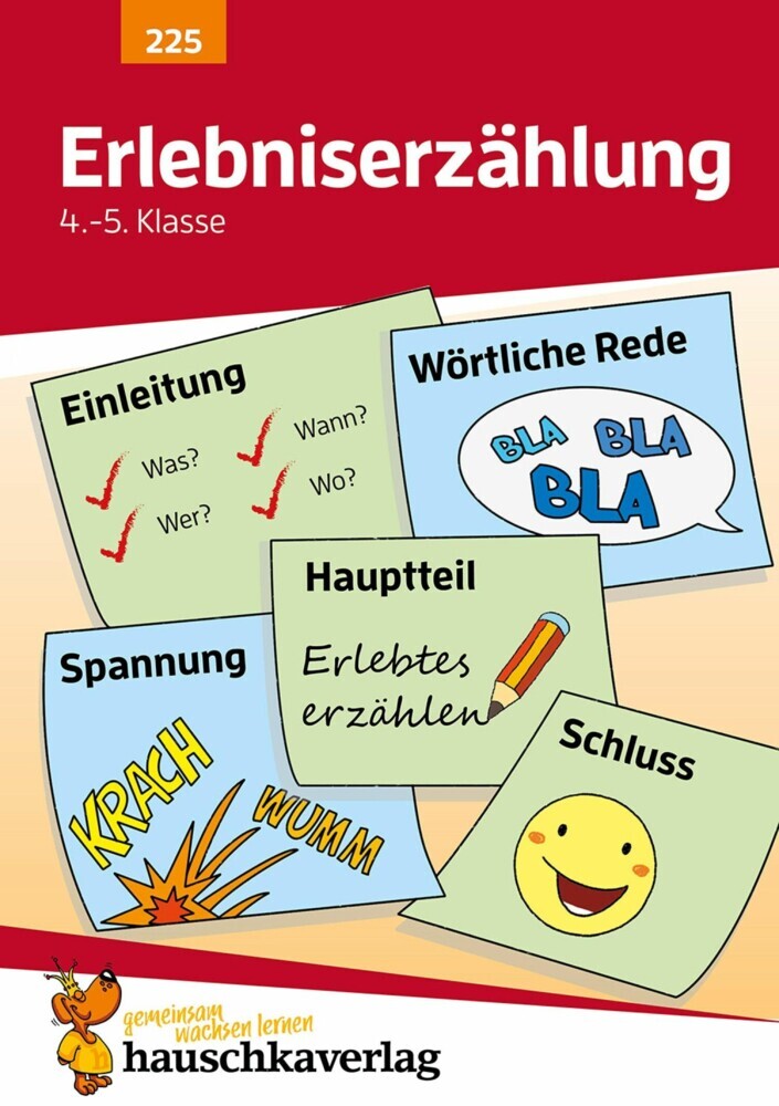Deutsch 4./5. Klasse Übungsheft - Erlebniserzählung main product photo