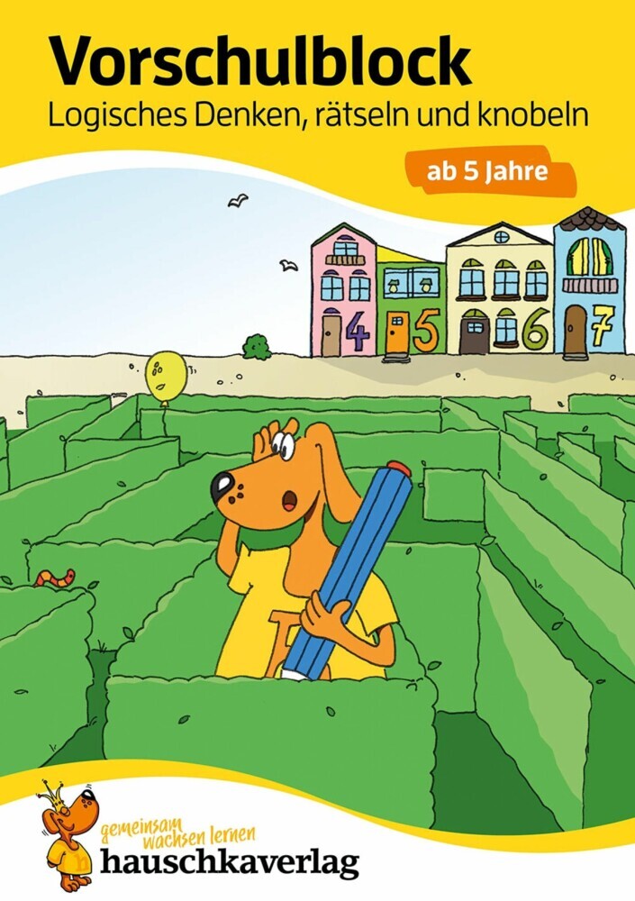 Vorschulblock ab 5 Jahre für Junge und Mädchen - Logisches Denken, rätseln und knobeln main product photo