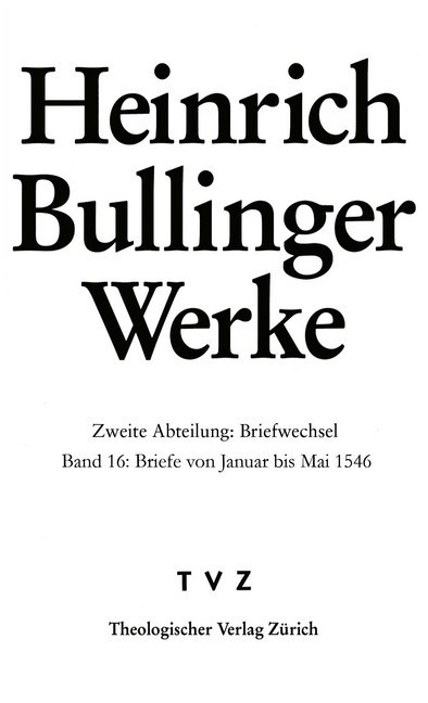 Briefwechsel, Briefe von Januar bis Mai 1546 main product photo