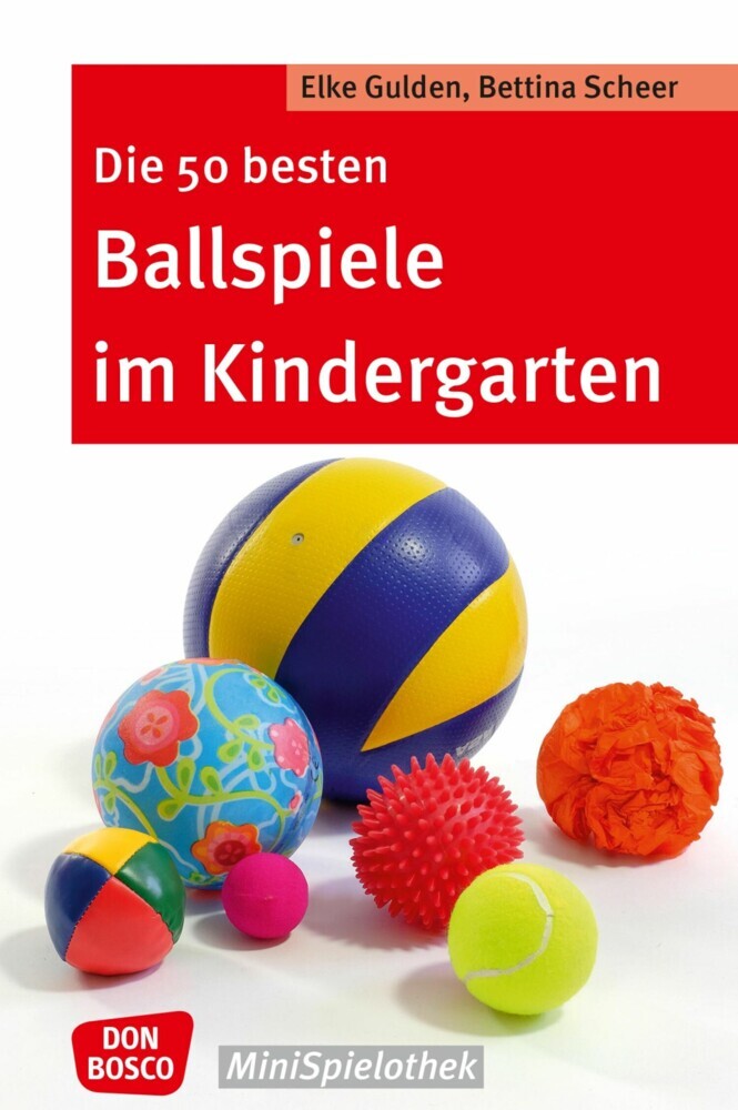 Die 50 besten Ballspiele im Kindergarten - eBook main product photo