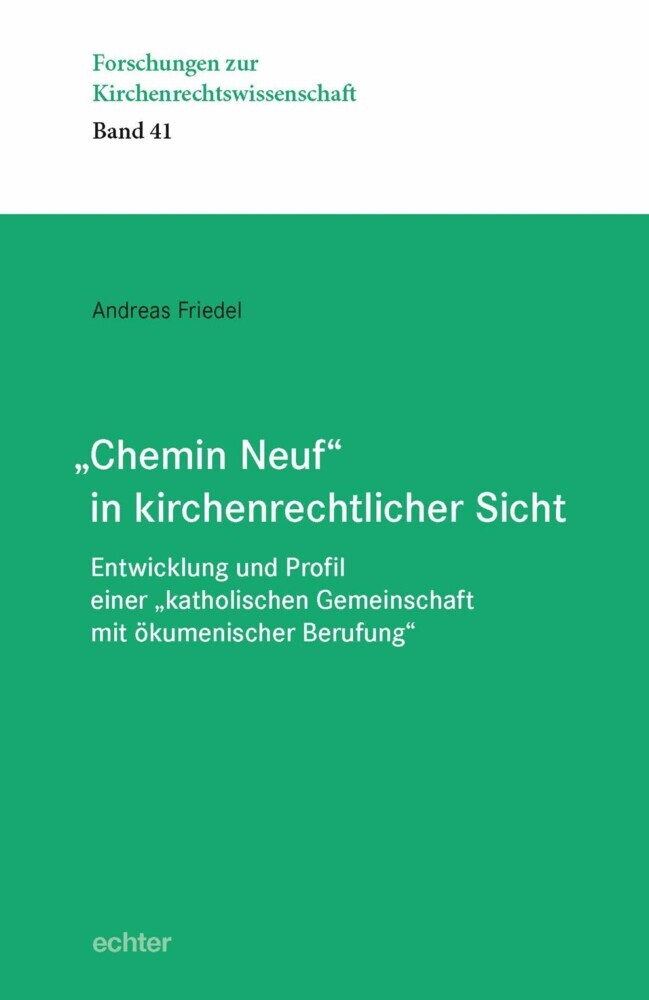 'Chemin Neuf' in kirchenrechtlicher Sicht main product photo