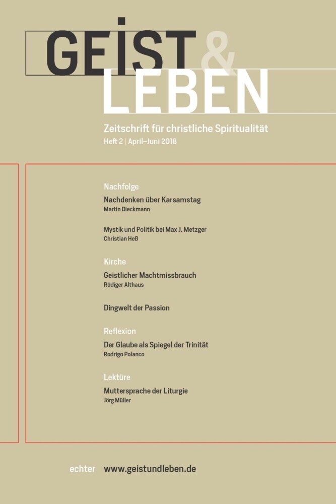 Geist & Leben 2/2018 main product photo
