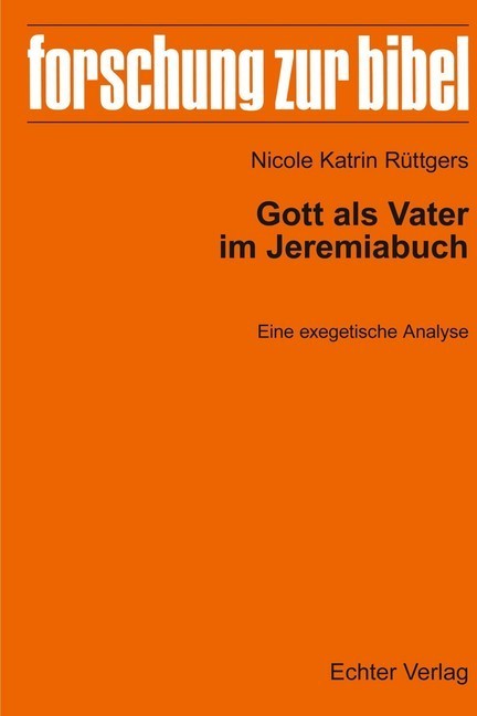 Gott als Vater im Jeremiabuch main product photo