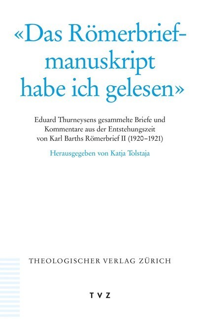 'Das Römerbriefmanuskript habe ich gelesen' main product photo