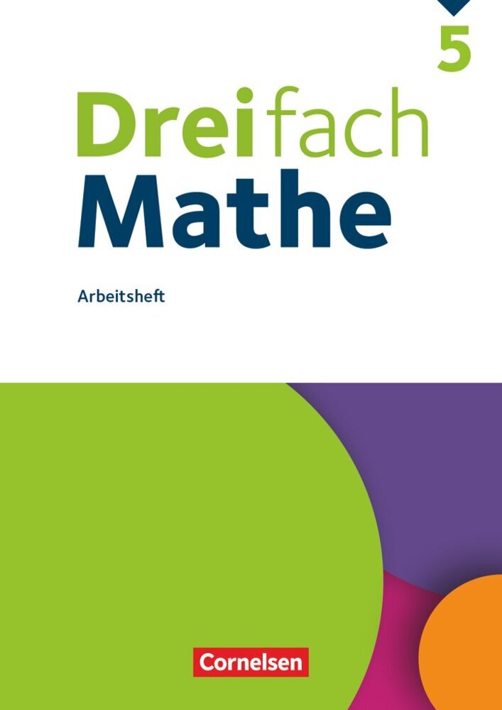 Dreifach Mathe - Ausgabe 2021 - 5. Schuljahr Arbeitsheft mit Lösungen main product photo