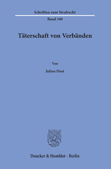 Täterschaft von Verbänden. main product photo