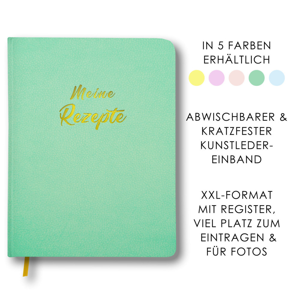 Meine Rezepte mintgrün main product photo