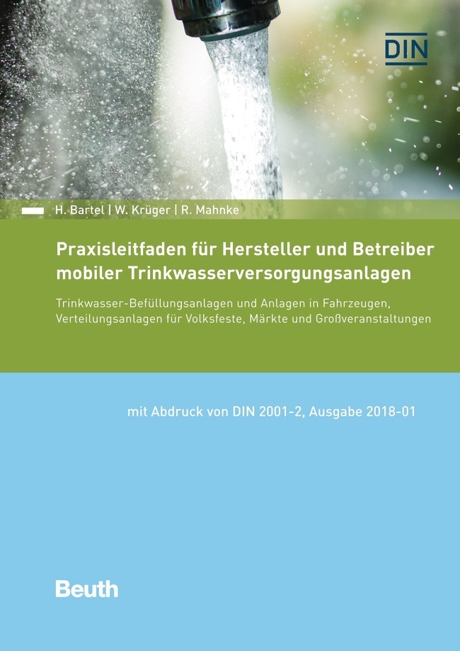 Praxisleitfaden für Hersteller und Betreiber mobiler Trinkwasserversorgungsanlagen main product photo