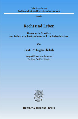 Recht und Leben.