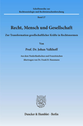 Recht, Mensch und Gesellschaft.
