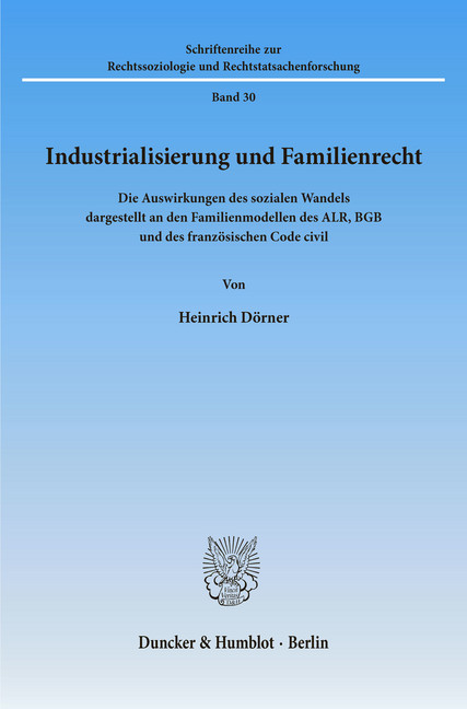 Industrialisierung und Familienrecht. main product photo