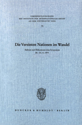 Die Vereinten Nationen im Wandel.