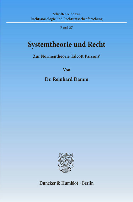 Systemtheorie und Recht. main product photo