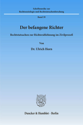 Der befangene Richter.