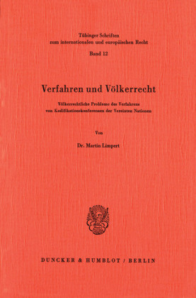 Verfahren und Völkerrecht.