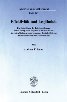 Effektivität und Legitimität.