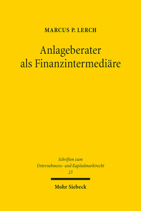 Anlageberater als Finanzintermediäre
