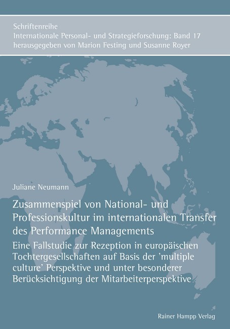 Zusammenspiel von National- und Professionskultur im internationalen Transfer des Performance Managements main product photo