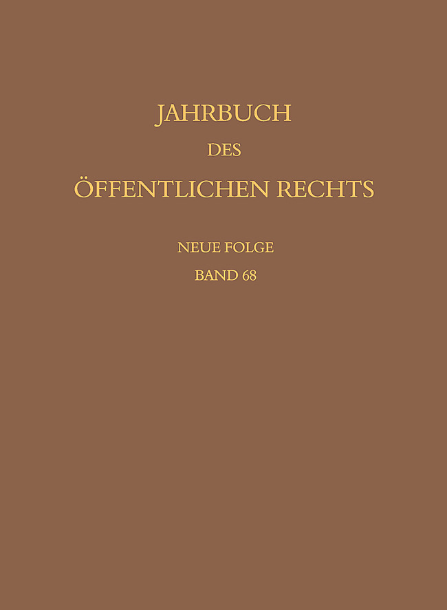 Jahrbuch des öffentlichen Rechts der Gegenwart. Neue Folge main product photo
