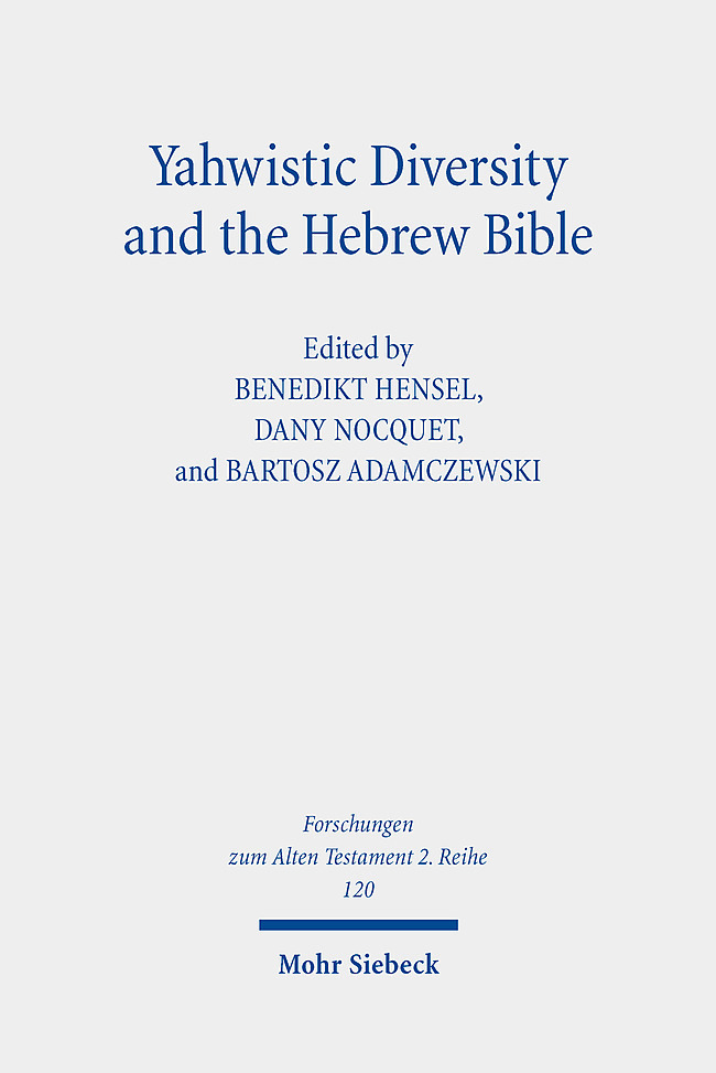 Yahwistic Diversity and the Hebrew Bible main product photo