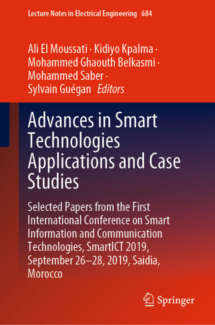Advances in Smart Technologies Applications and Case Studies main product photo