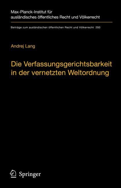 Die Verfassungsgerichtsbarkeit in der vernetzten Weltordnung main product photo