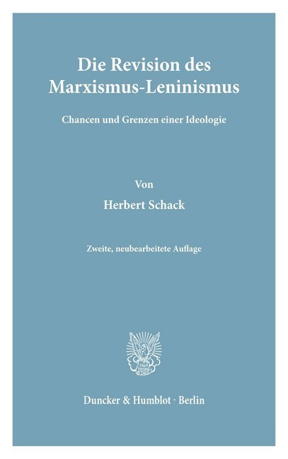 Die Revision des Marxismus-Leninismus. main product photo