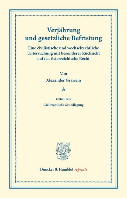 Verjährung und gesetzliche Befristung. main product photo