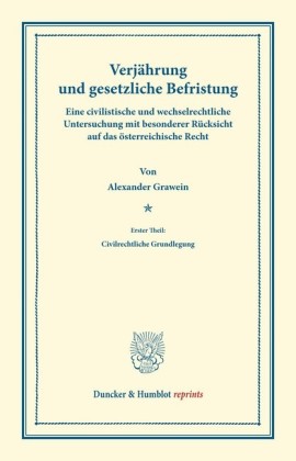 Verjährung und gesetzliche Befristung.