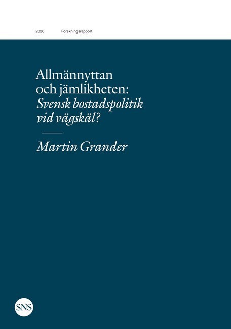 Allmännyttan och jämlikheten main product photo