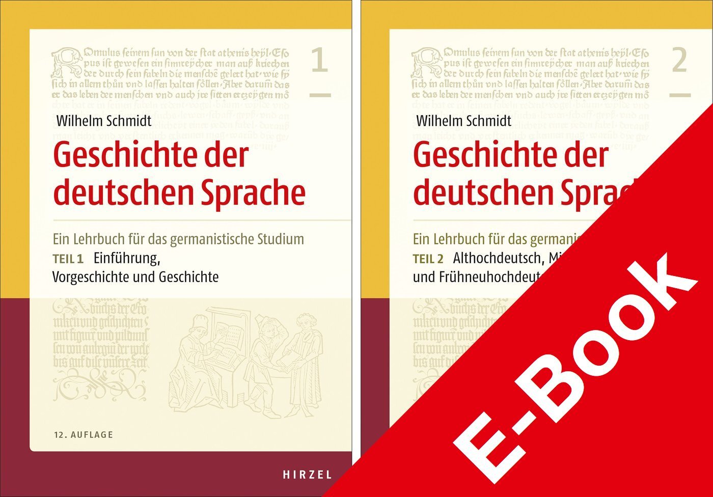 Geschichte der deutschen Sprache. Teil 1 und 2 main product photo