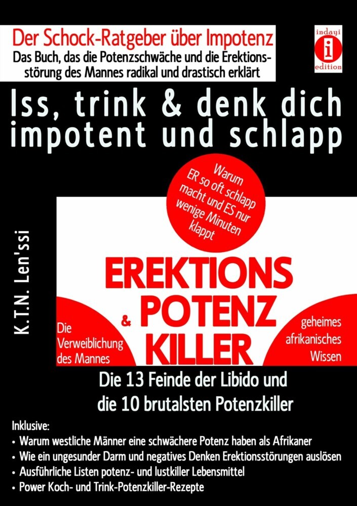 EREKTIONS & POTENZ-KILLER - Iss, trink & denk dich impotent und schlapp main product photo