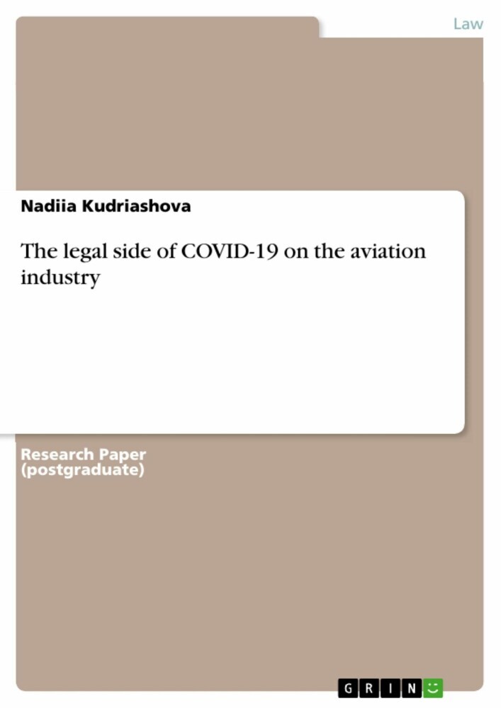 The legal side of COVID-19 on the aviation industry main product photo