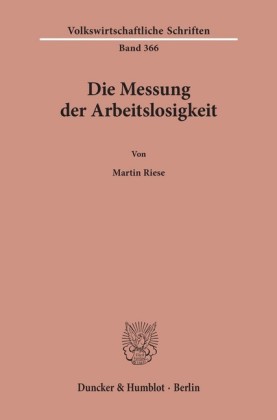 Die Messung der Arbeitslosigkeit.