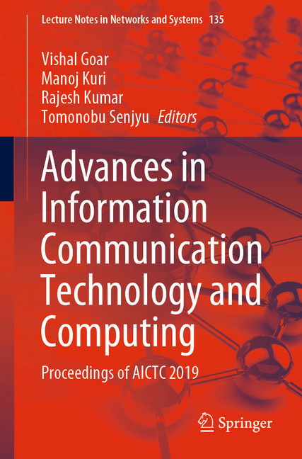 Advances in Information Communication Technology and Computing main product photo