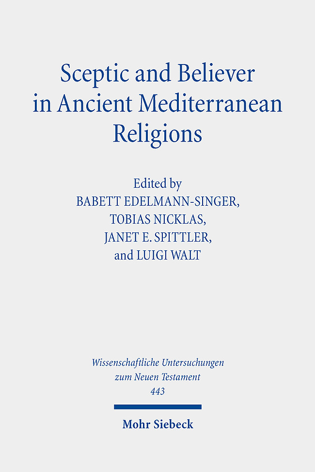 Sceptic and Believer in Ancient Mediterranean Religions main product photo